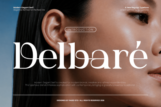 Delbare Font
